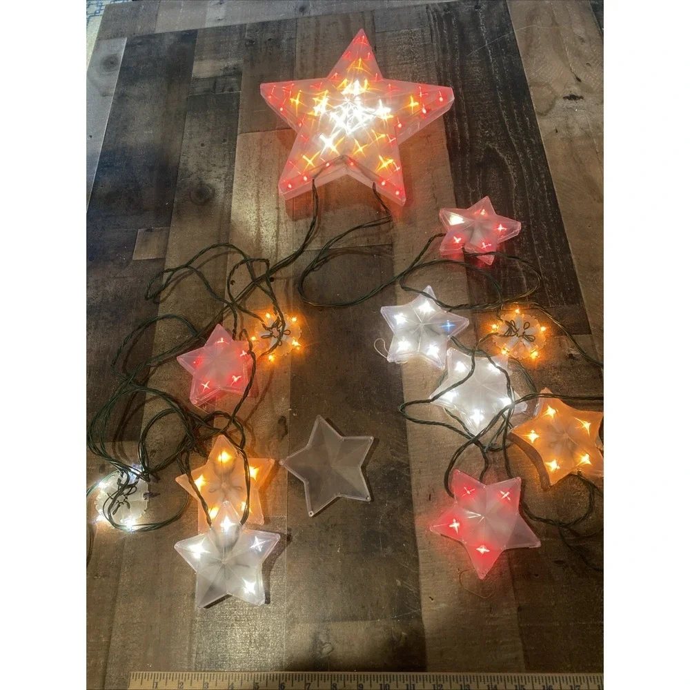 Vintage 1990s Mr. Christmas Shooting Stars Light Set -‎ WORKS - Project/Parts